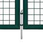 Voir la diapositive 5 : VIDAXL Portail de cloture Acier 306x175 cm Vert