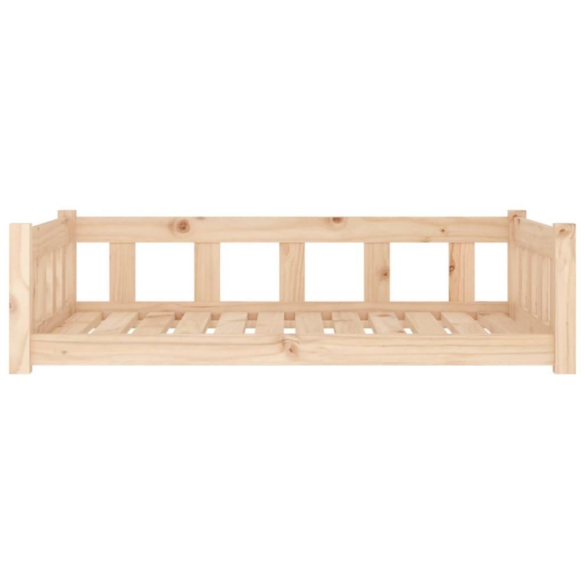 VIDAXL Lit pour chien 105,5x75,5x28 cm bois de pin solide
