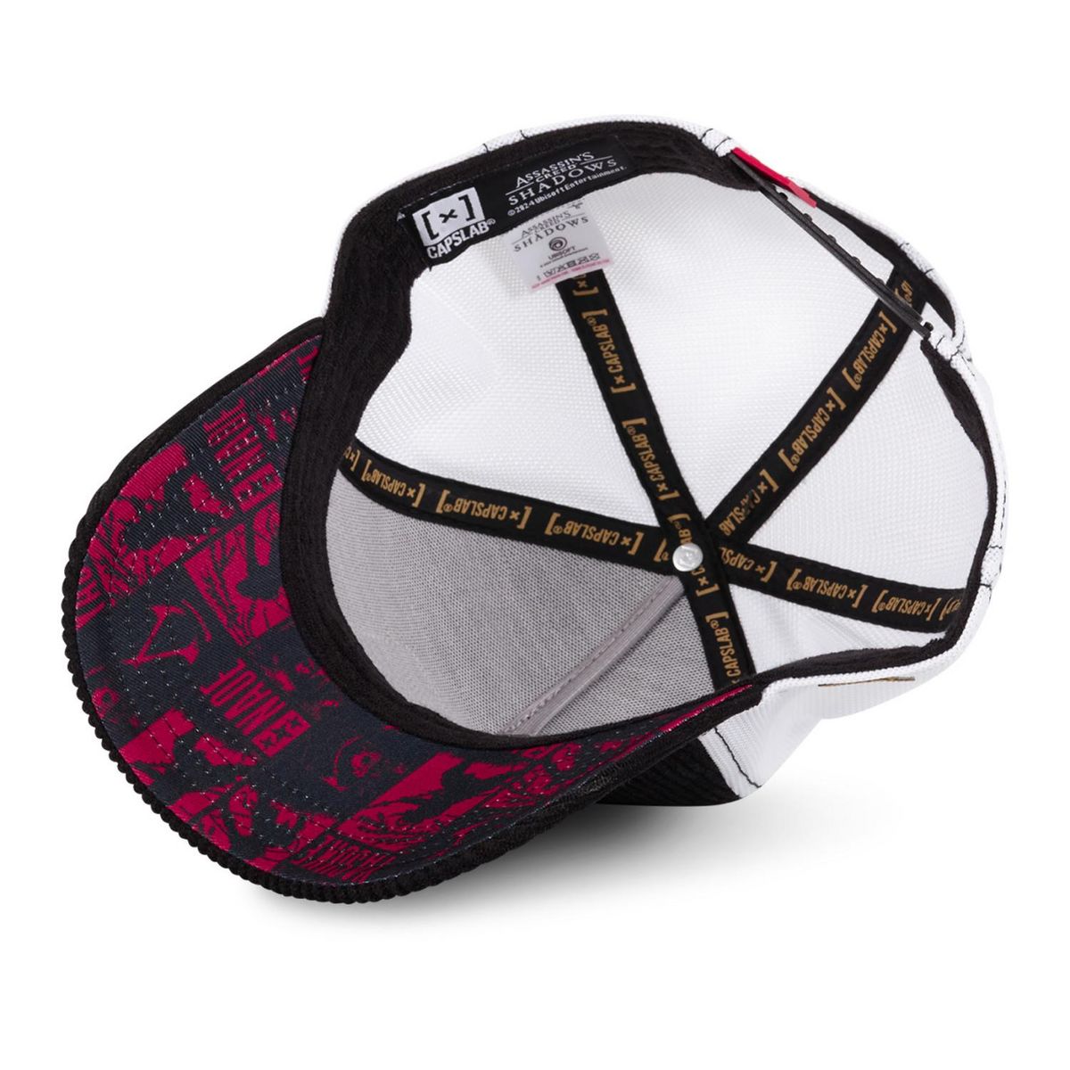CAPSLAB Casquette trucker premium avec filet Assassin's Creed Yasuke