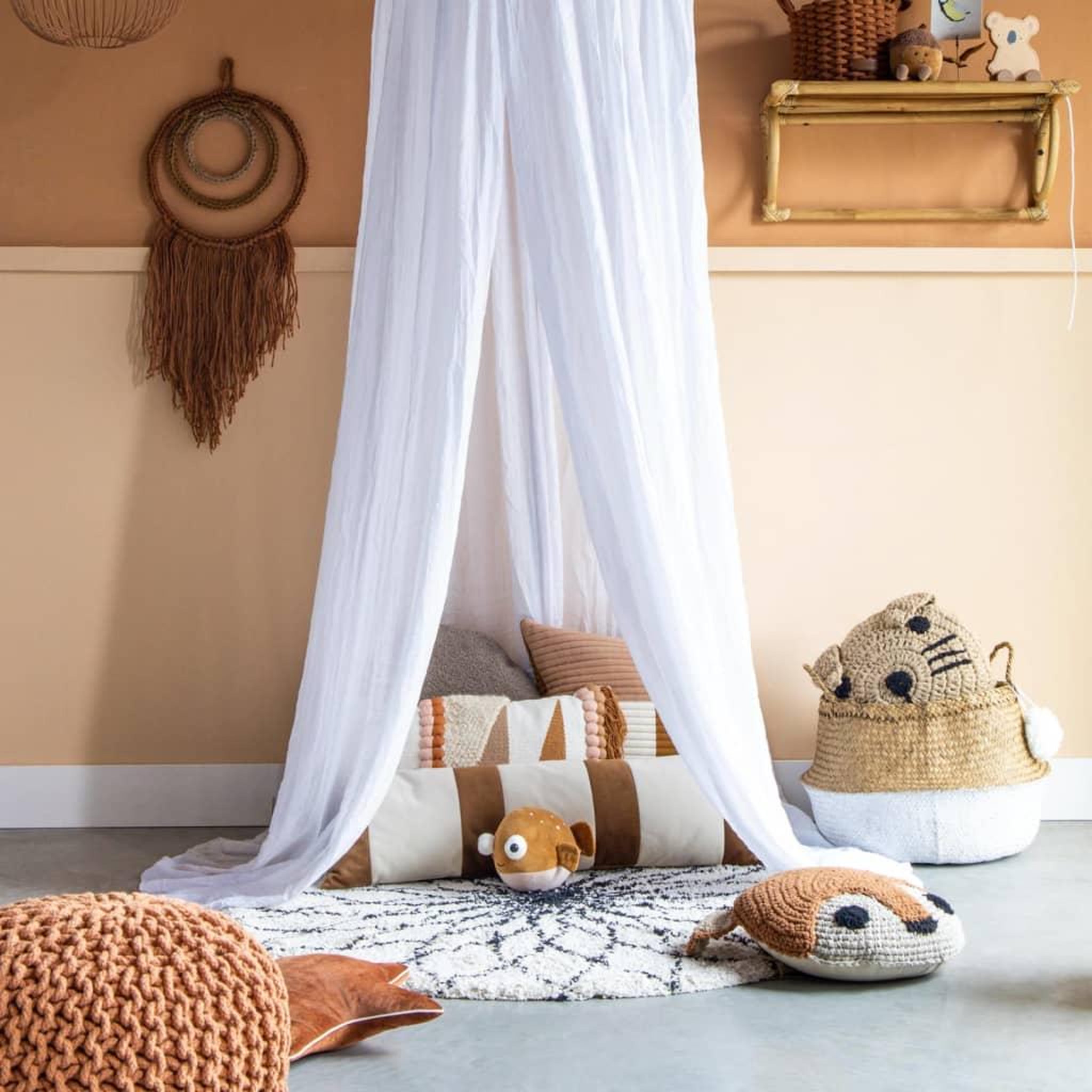 Voir la diapositive 3 : KidsDepot KidsDepot Coussin pour enfants Squirrel 38 cm Coton