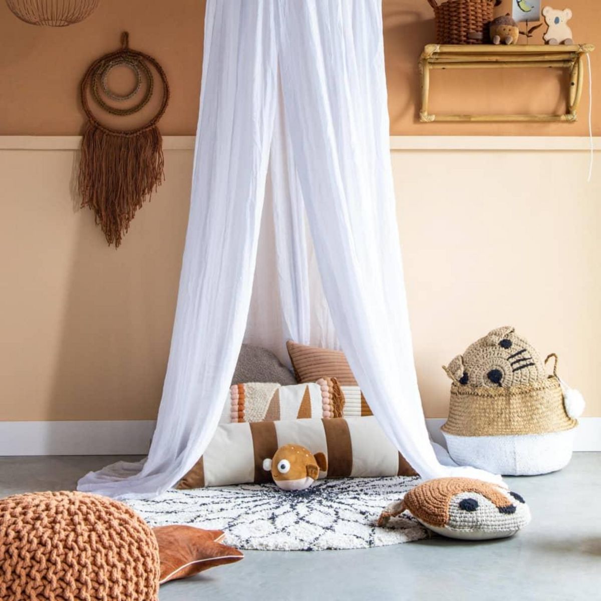 KidsDepot KidsDepot Coussin pour enfants Squirrel 38 cm Coton