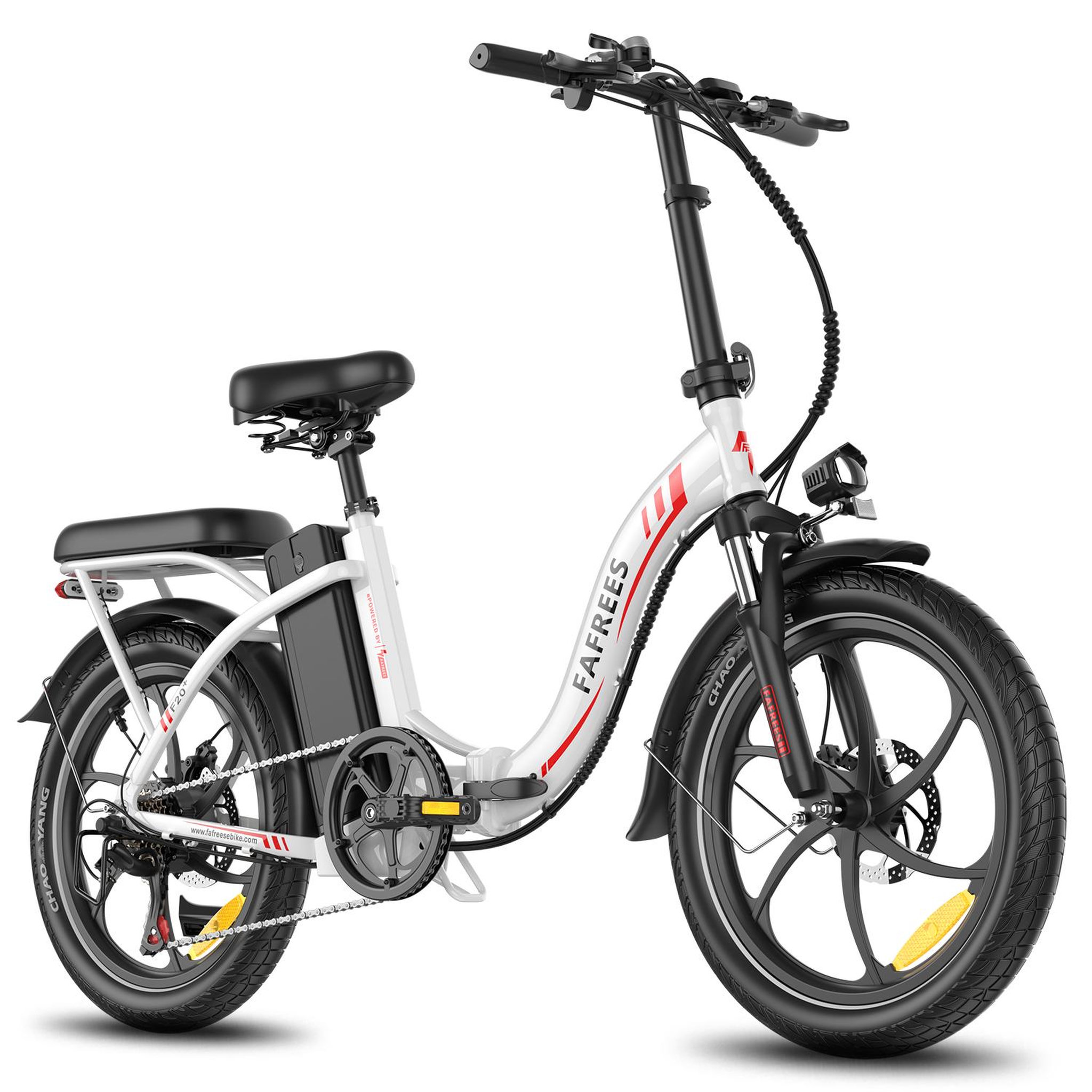 Voir la diapositive 4 : FAFREES Vélo électrique pliable urbain fafrees f20+