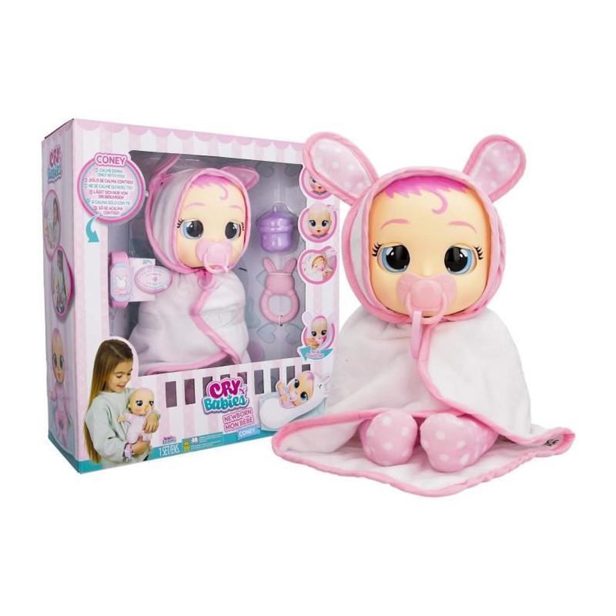 Voir la diapositive 6 : IMC Toys Poupon Cry Babies New Born - Coney