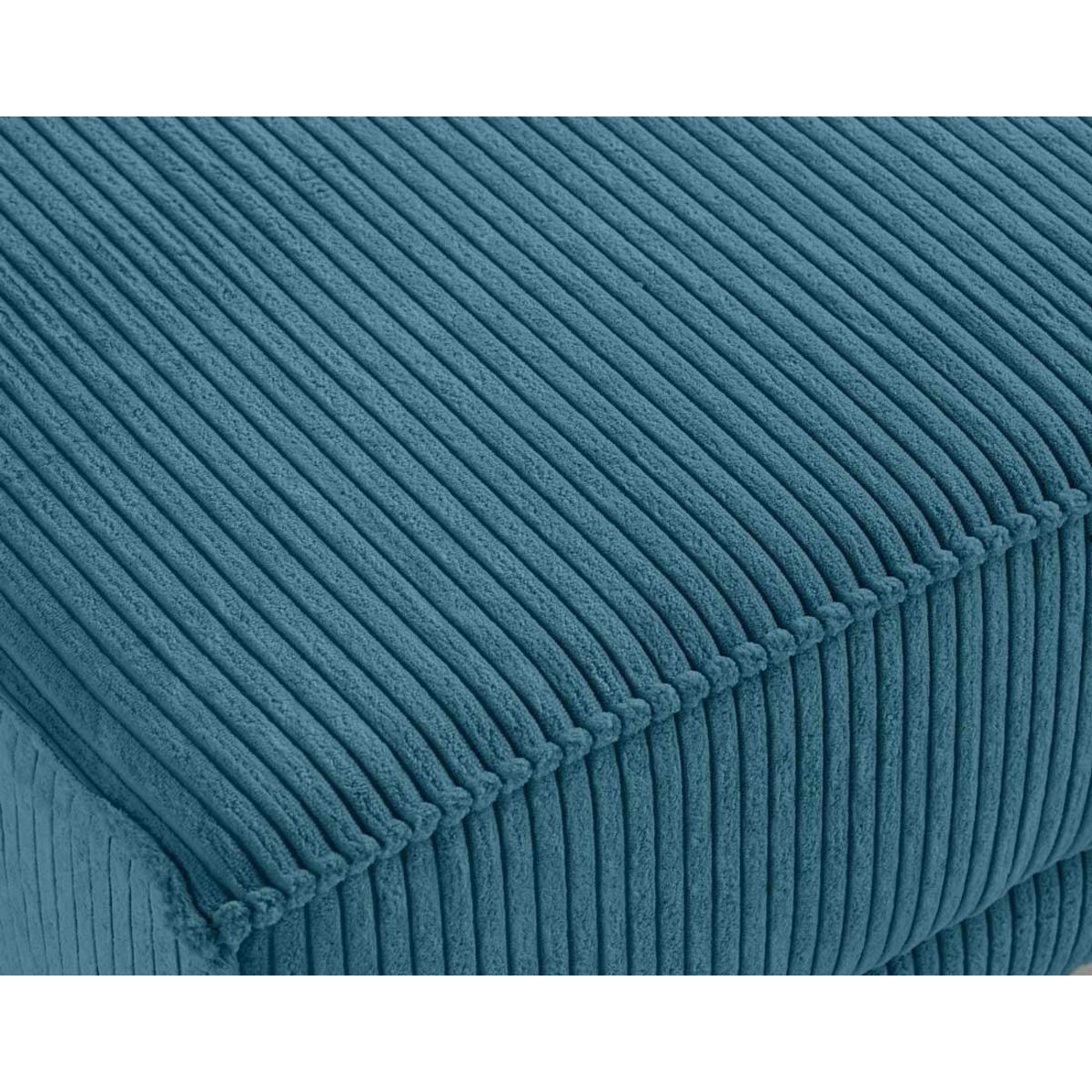 LISA DESIGN Charlie - pouf - pieds hauts - en velours côtelé