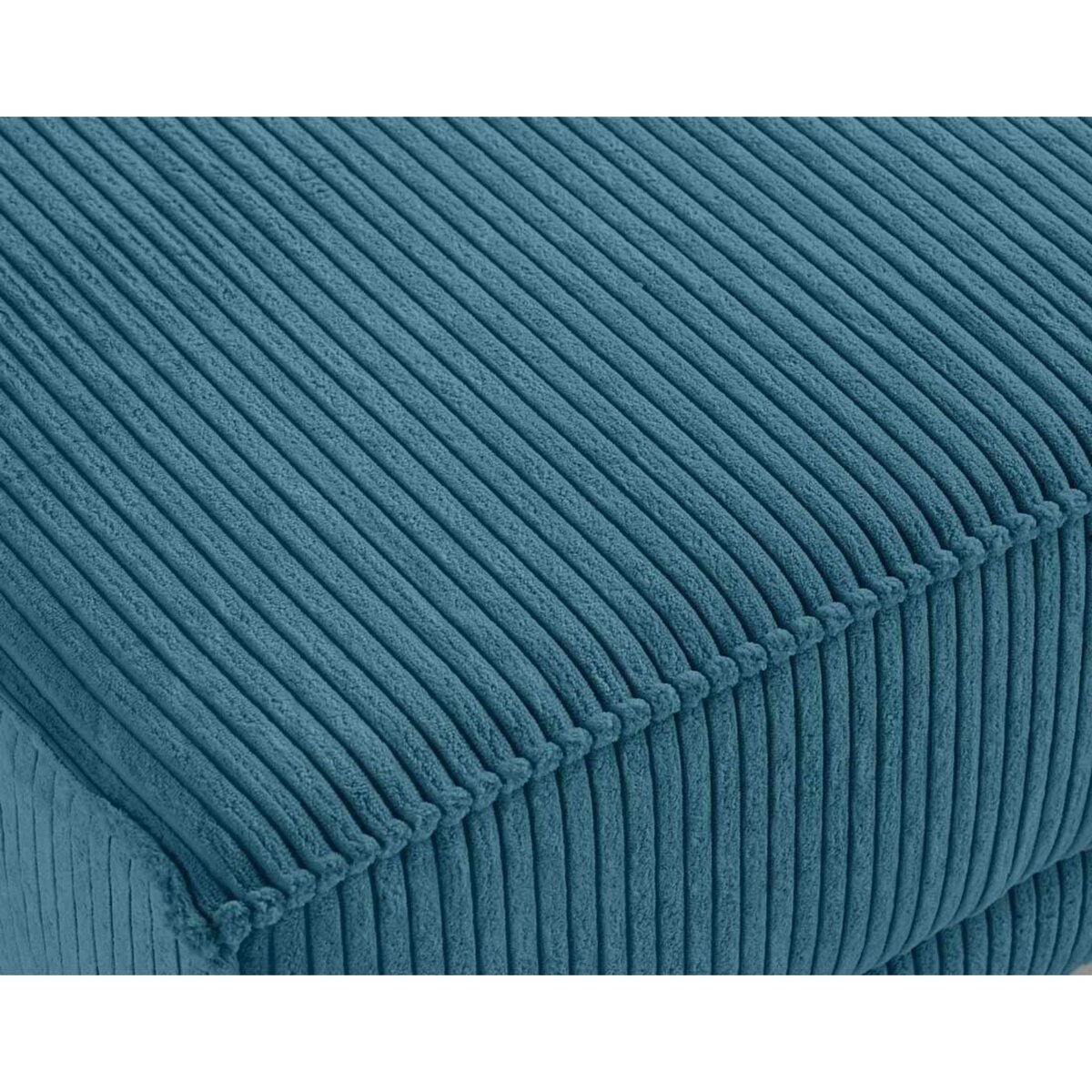 LISA DESIGN Charlie - pouf - pieds hauts - en velours côtelé