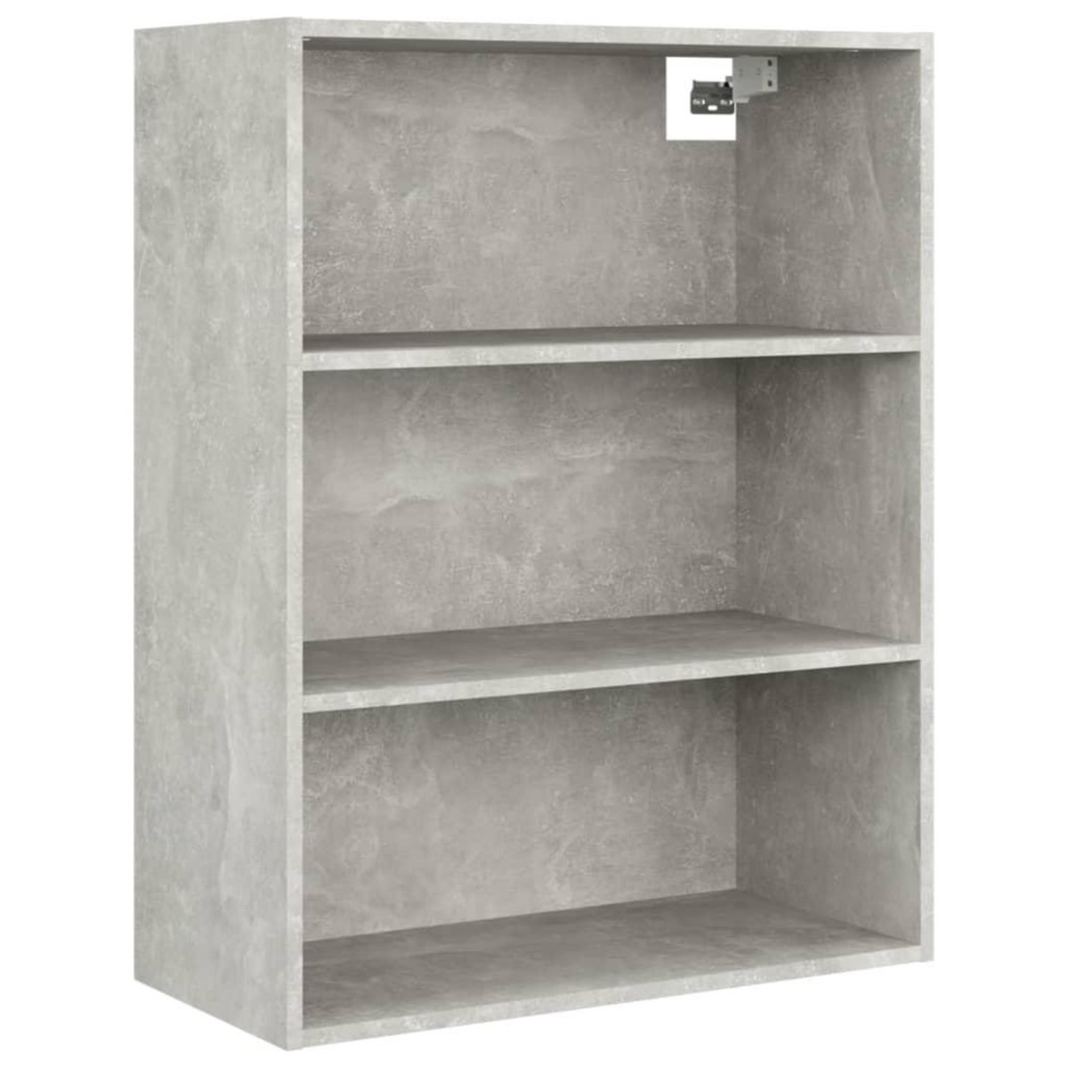 VIDAXL Armoire murale suspendue Gris beton 69,5x32,5x90 cm