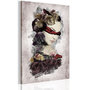 Voir la diapositive 1 : Paris Prix Tableau Imprimé  Femme Mystérieuse