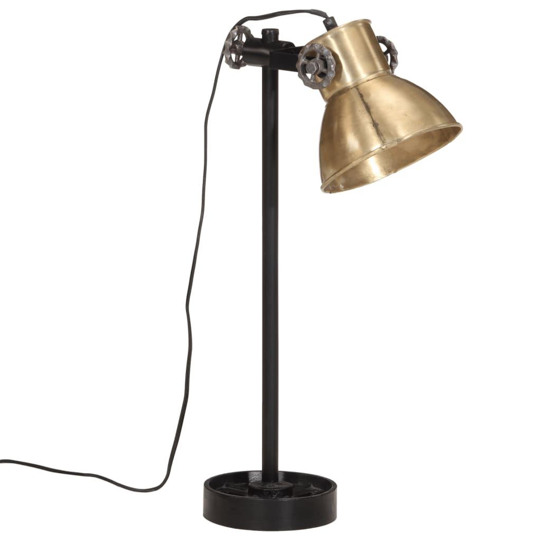 Voir la diapositive 2 : VIDAXL Lampe de bureau 25 W laiton antique 15x15x55 cm E27