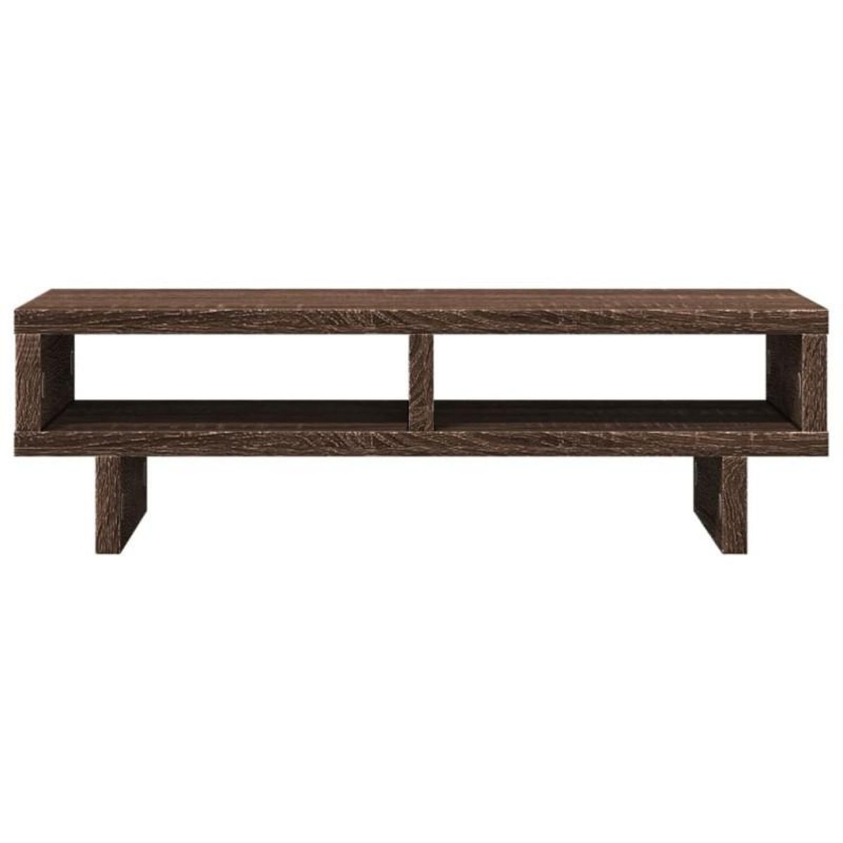 VIDAXL Support de moniteur chêne marron 50x27x15 cm bois d ingénierie