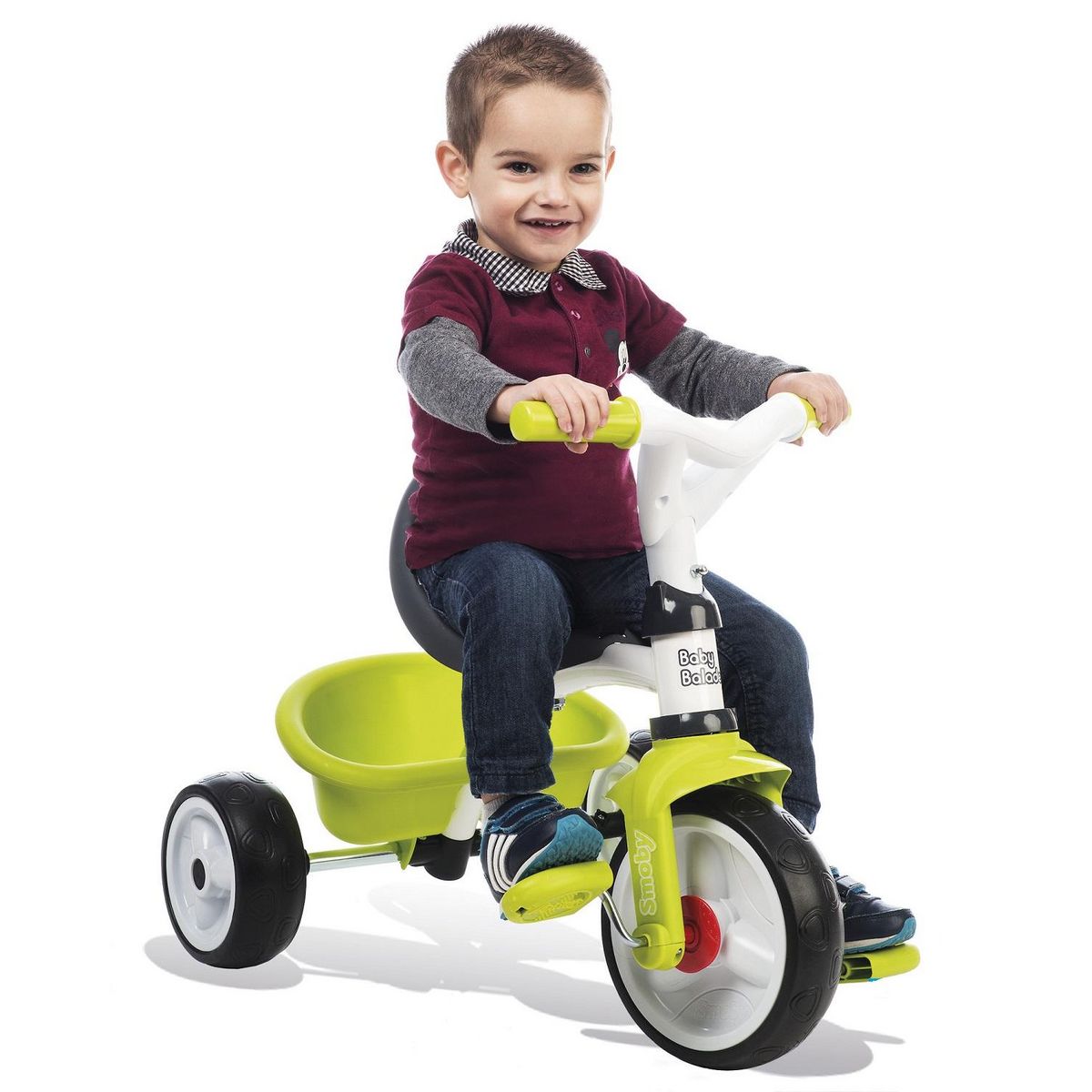 SMOBY Tricycle Baby Balade 2 Vert