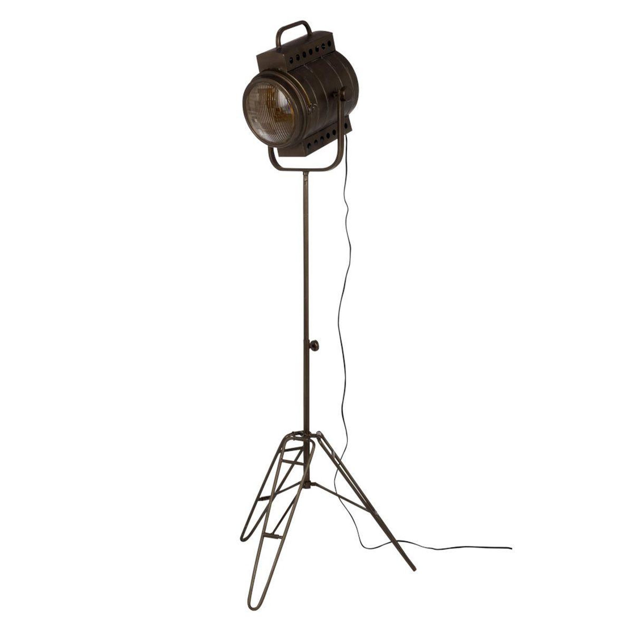Voir la diapositive 1 : J-LINE Lampadaire design en métal  film  170cm noir