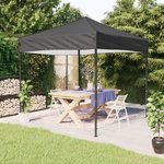 VIDAXL Tente de reception pliable Anthracite 2x2 m