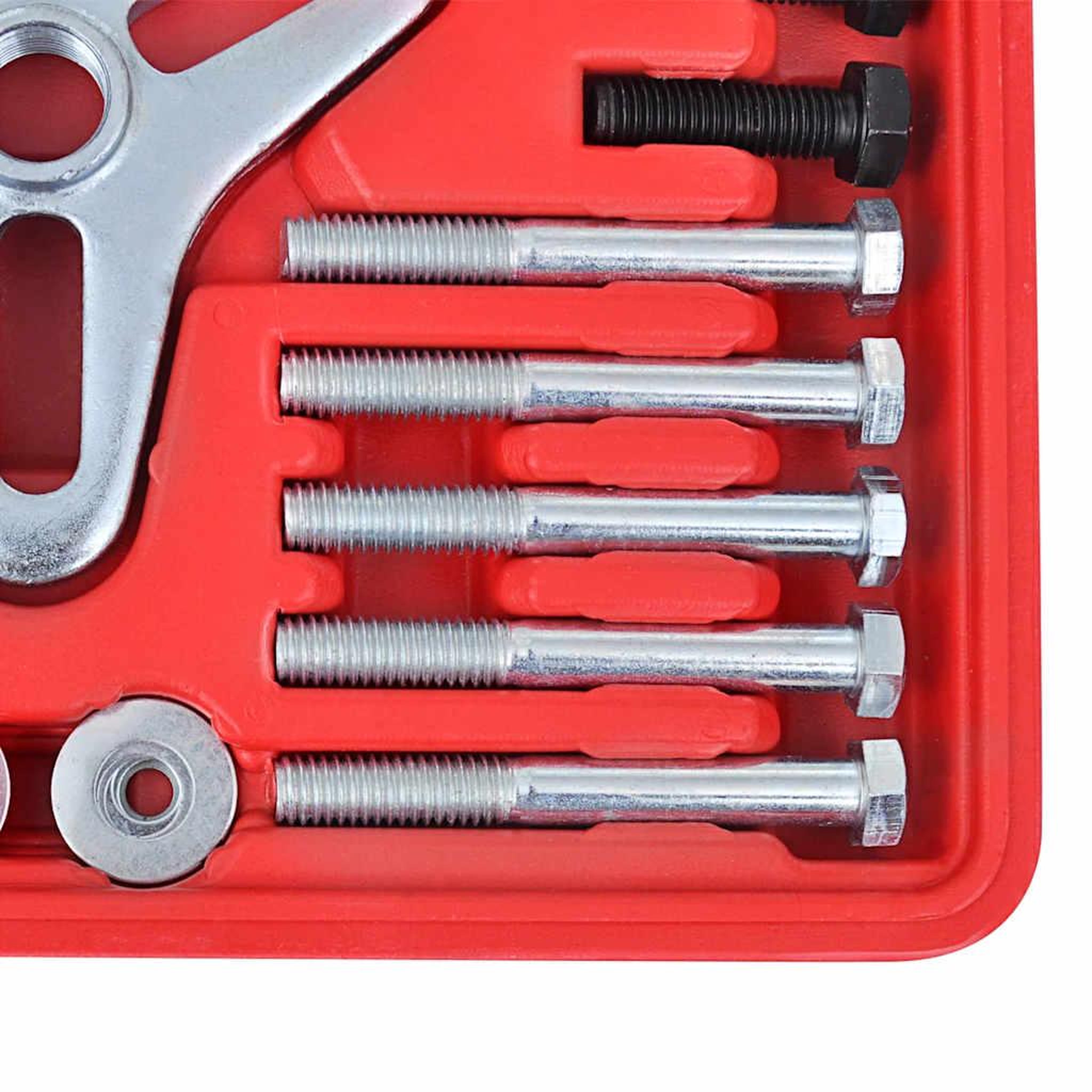 Voir la diapositive 5 : VIDAXL Kit extracteur de moyeu 45 pieces