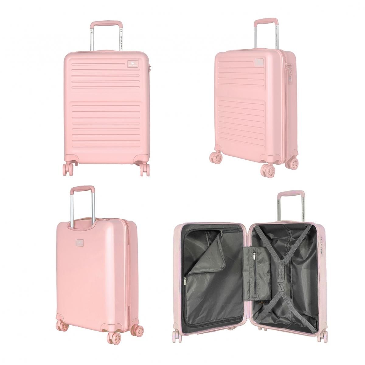 David Jones Lot 3 valises rigides dont 1 cabine TSA