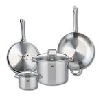 ELO Ensemble de 2 Poêles de cuisson 28 et 32 cm et 2 faitouts 16 et 26 cm Elo Profi Citrin