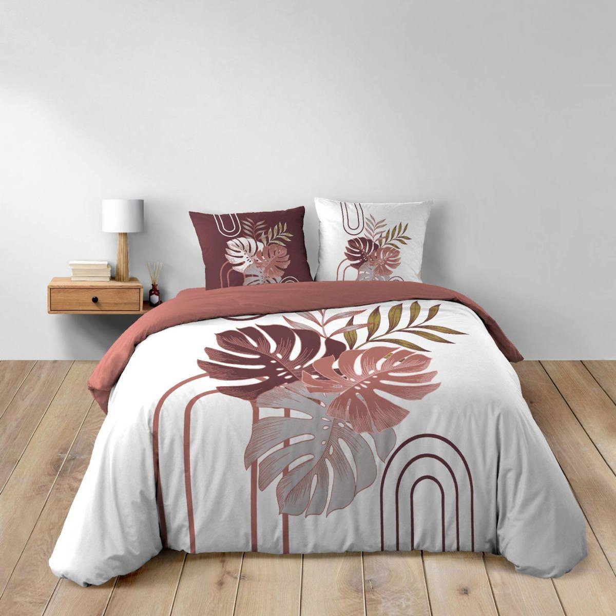 Paris Prix Parure de Lit 3 Pièces  Astria  240x220cm Rose