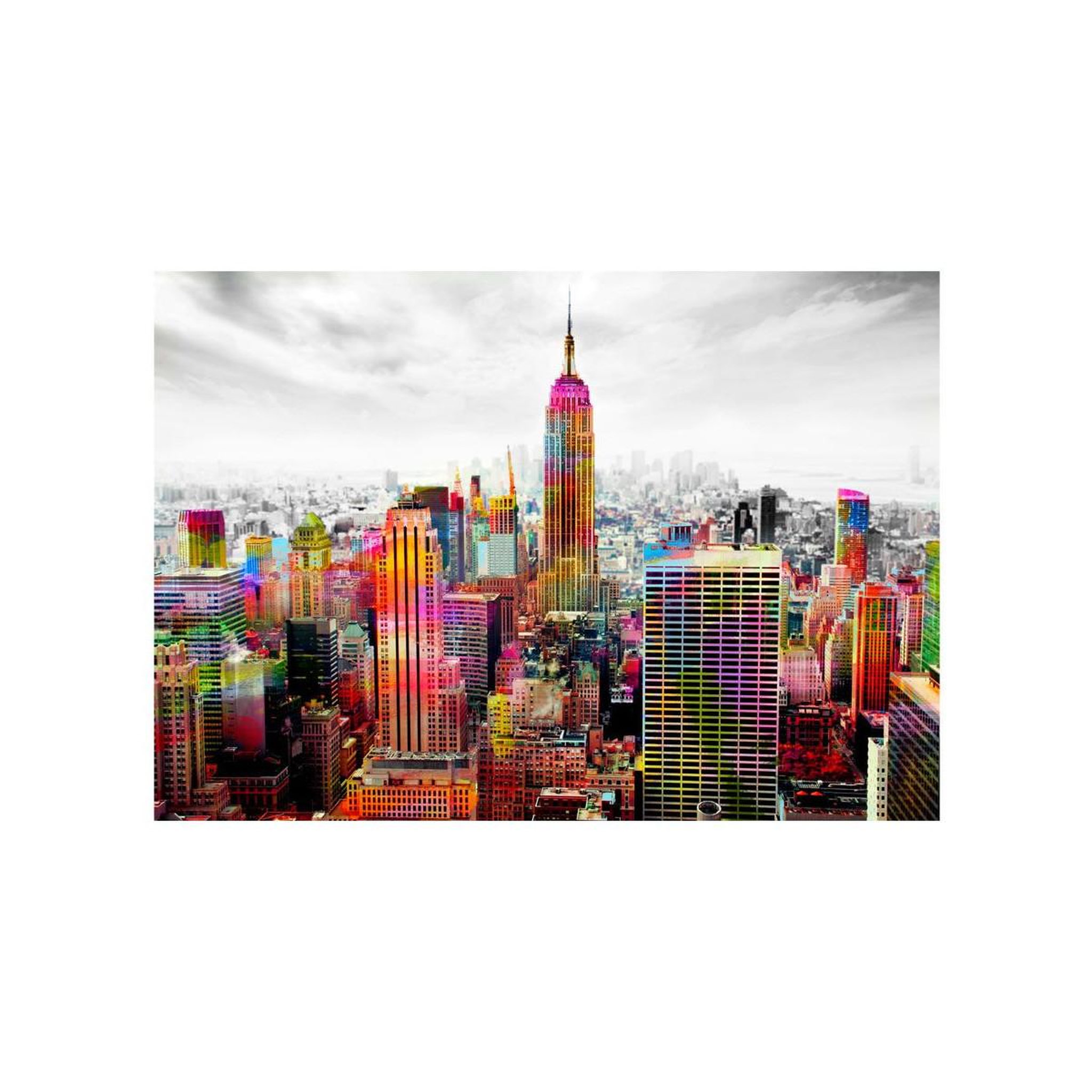 Voir la diapositive 2 : Paris Prix Papier Peint  Colors of New York City II