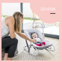 Voir la diapositive 2 : BABYMOOV Transat balancelle bébé Graphik - Pêche