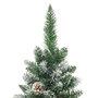 Voir la diapositive 3 : VIDAXL Sapin de Noël artificiel mince avec support 120 cm PVC