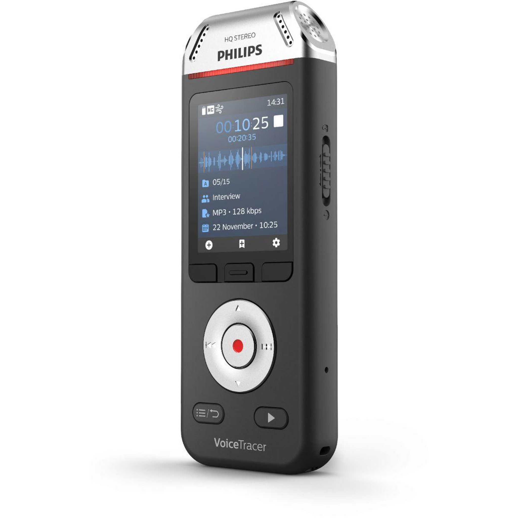 Voir la diapositive 5 : Philips Dictaphone Voice Tracer DVT2110