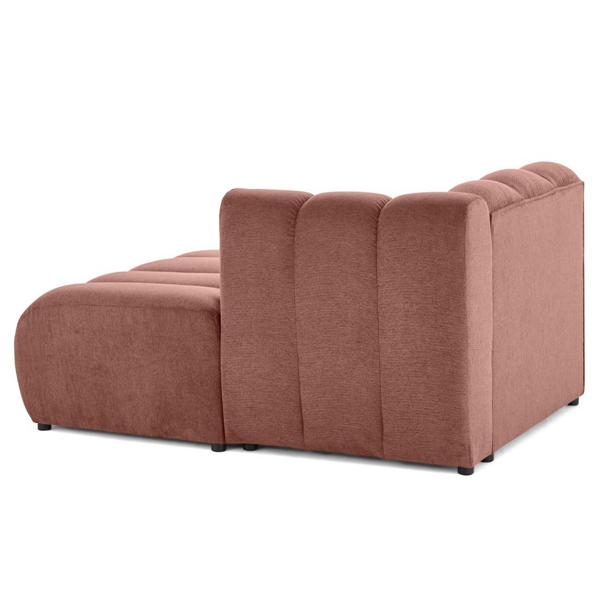 Voir la diapositive 5 : BEST MOBILIER Debbie - module d'assise méridienne droit en tissu texturé