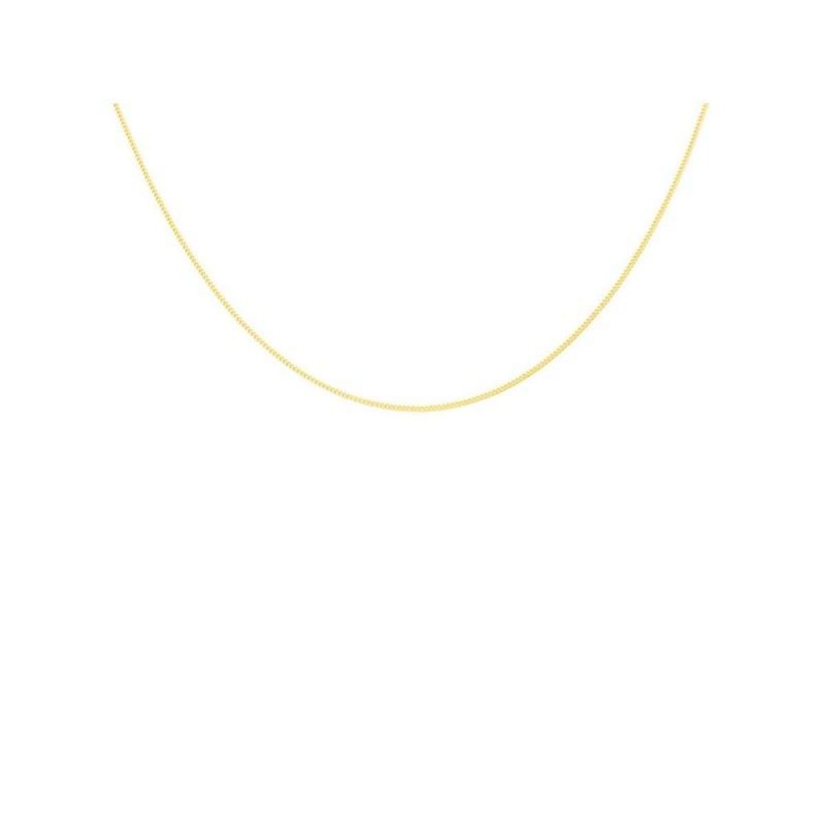 L'ATELIER D'AZUR Collier Chaine Gourmette - Or Jaune - Femme ou Enfant