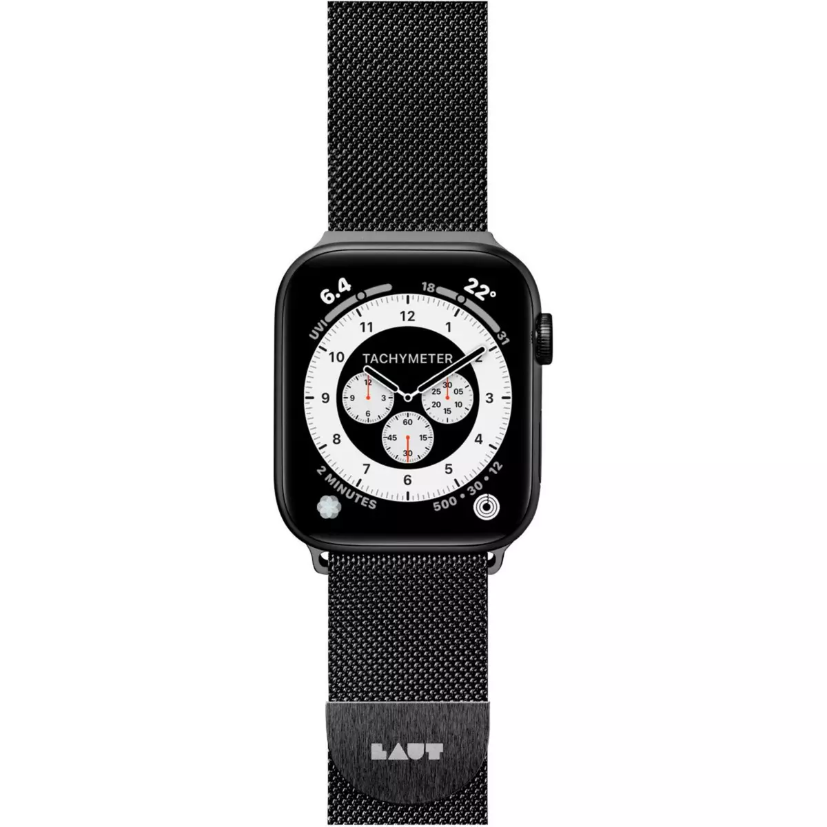 LAUT Bracelet Apple Watch Steel Loop 38/40/41 noir