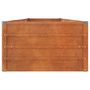 Voir la diapositive 5 : VIDAXL Lit sureleve de jardin rouille 320x80x45 cm acier corten