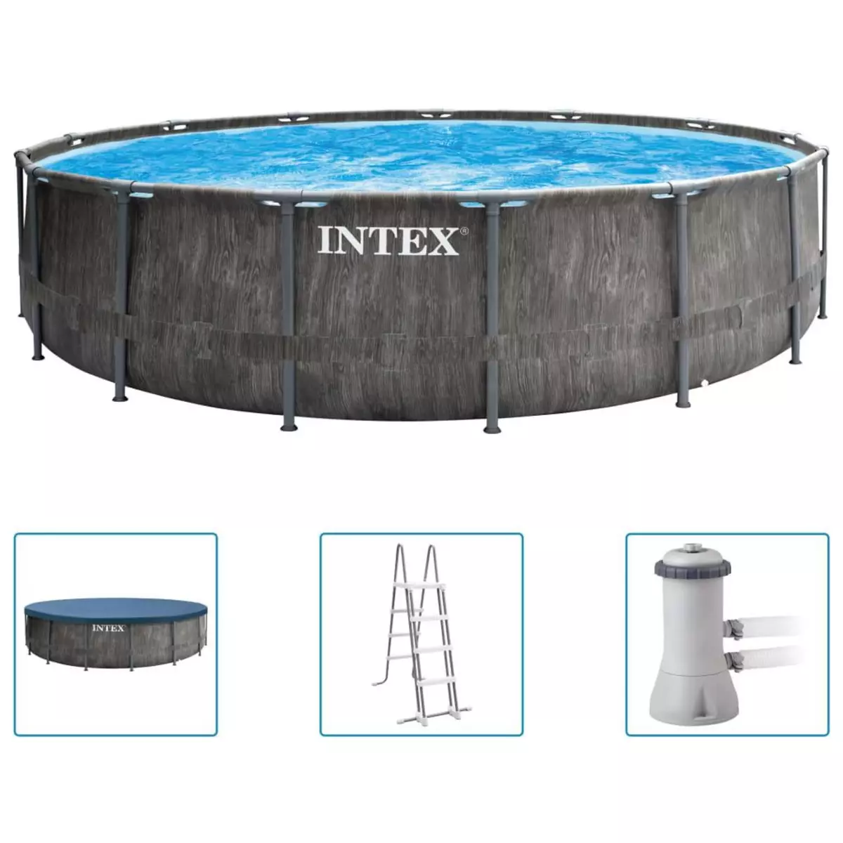 INTEX Intex Ensemble de piscine Greywood Prism Frame Premium 457x122 cm