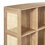 Voir la diapositive 5 : The Home Deco Factory Etagère de rangement 9 cases Bali en cannage - Marron