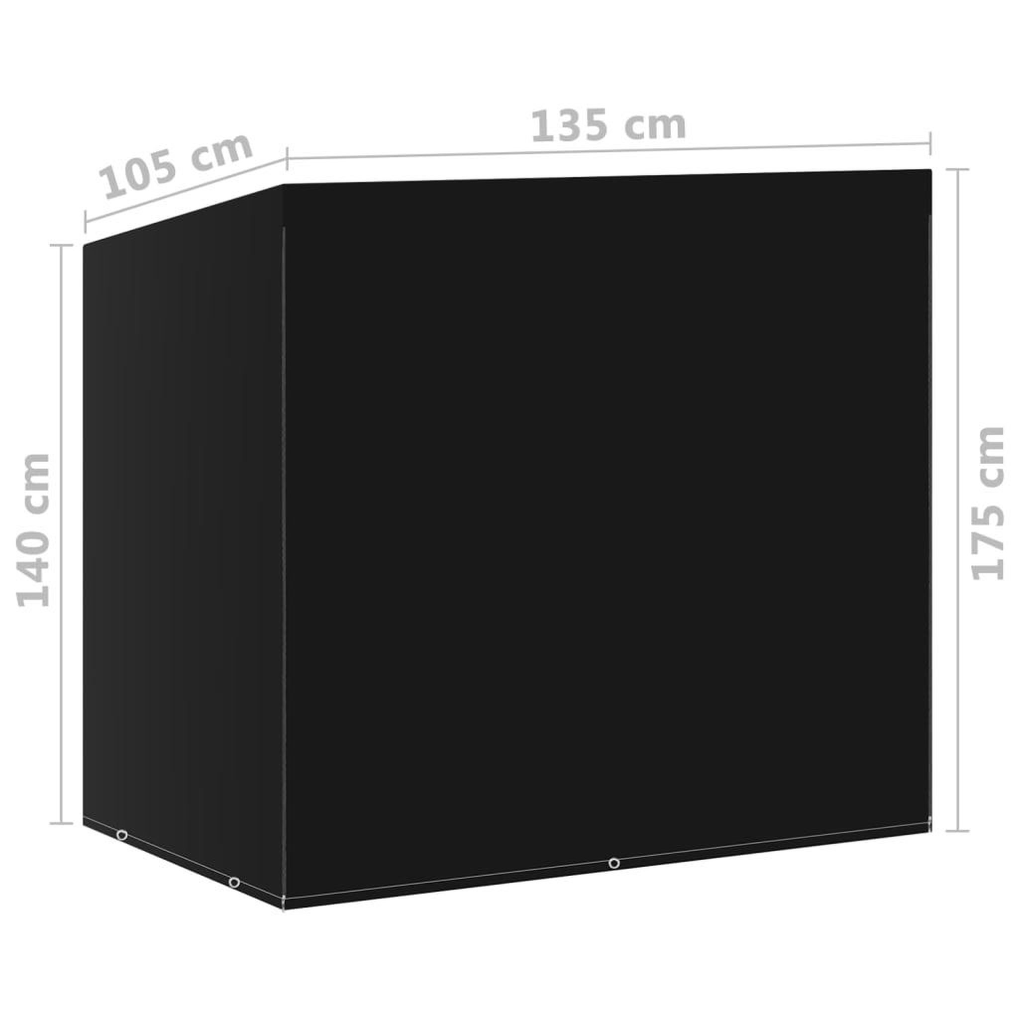 Voir la diapositive 6 : VIDAXL Housses de balancelle 2 pcs 6 œillets 135x105x175 cm
