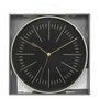 Voir la diapositive 3 : ATMOSPHERA Horloge Murale Design  Edith  30cm Noir & Or
