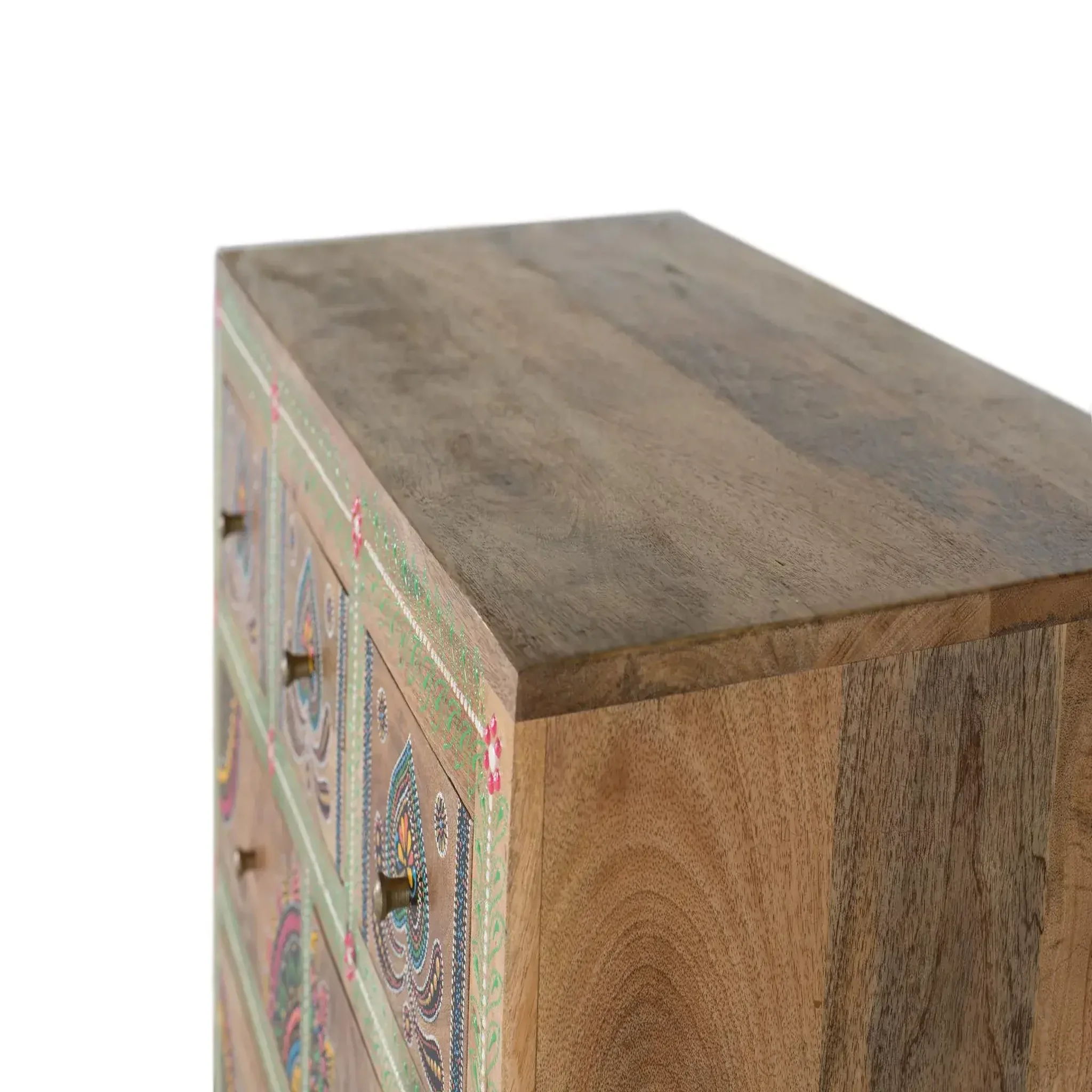 Voir la diapositive 3 : GINER Y COLOMER SL Commode en bois de manguier 80 cm style classique rustique