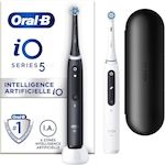 ORAL B Brosse à dents électrique iO5 Duo Matt Black/Quite White
