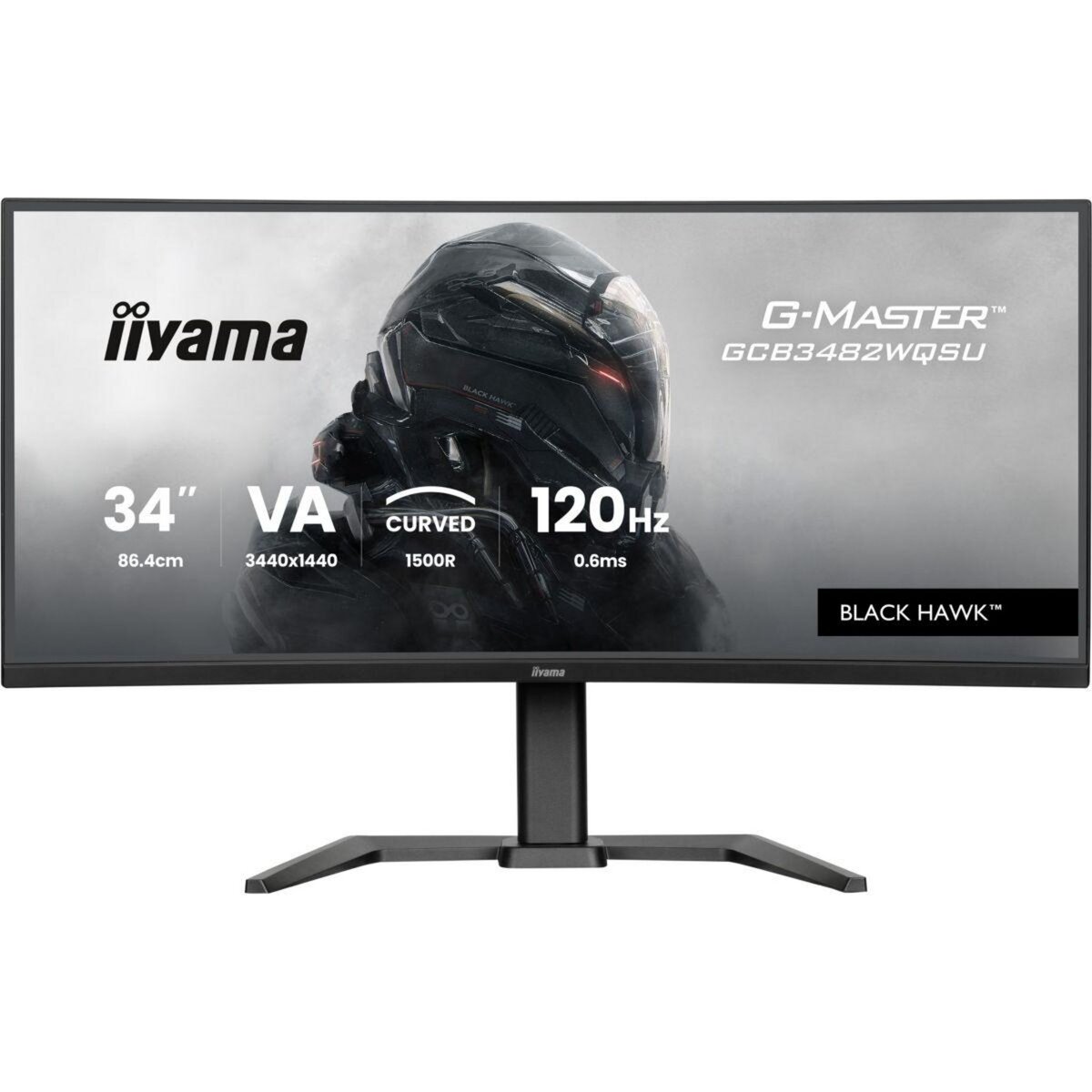 Iiyama Ecran PC Gamer G-MASTER GCB3482WQSU-B1 34'' VA