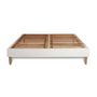 Voir la diapositive 4 : SEPTNUITS Pack matelas + sommier kit blanc Memo Luxe Ressorts ensachés + mémoire de forme + Couette + 2 oreillers