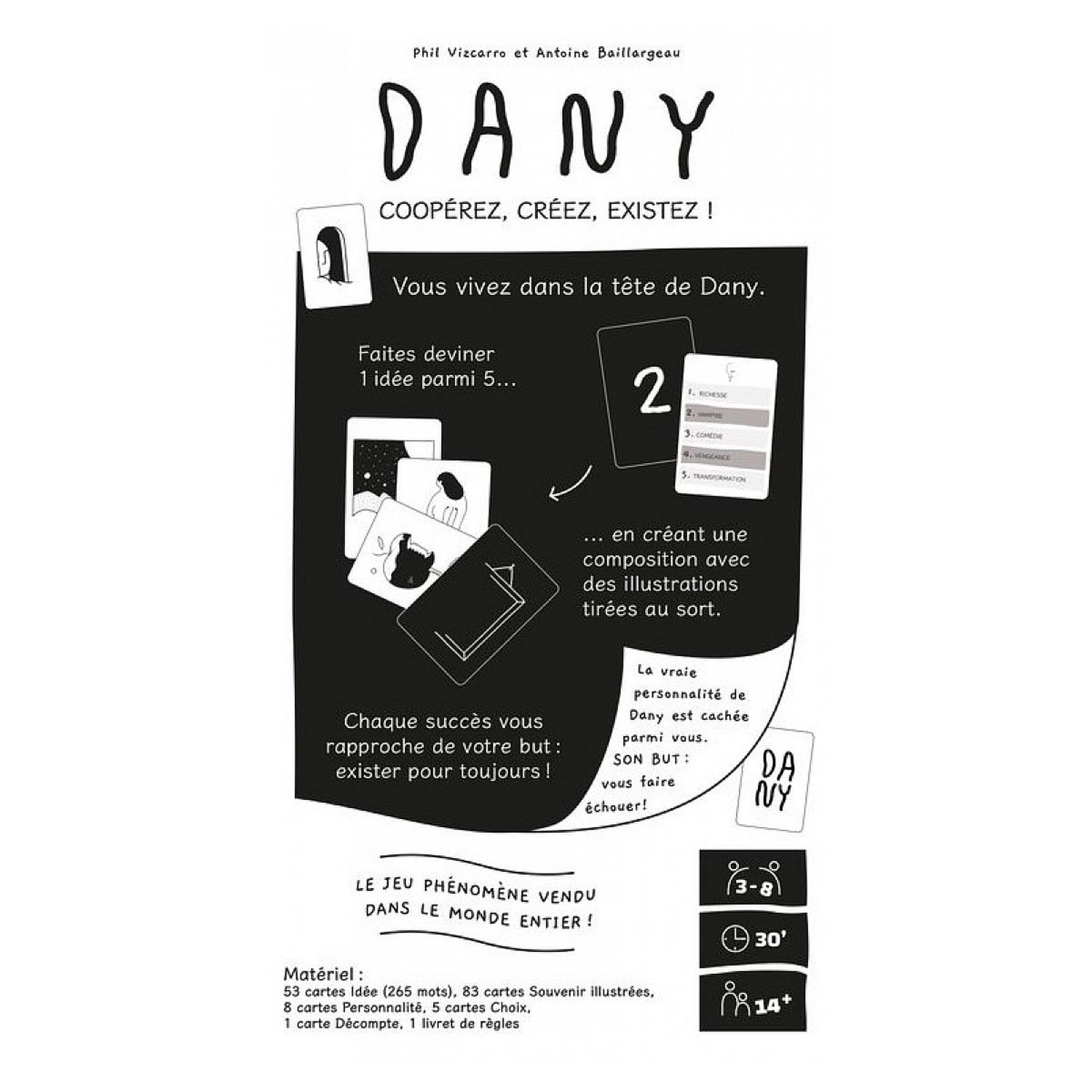 Voir la diapositive 2 : Blackrock Editions Dany Nouvelle version - Jeu de societe