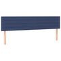 Voir la diapositive 2 : VIDAXL Tetes de lit 2 pcs Bleu 100x5x78/88 cm Tissu