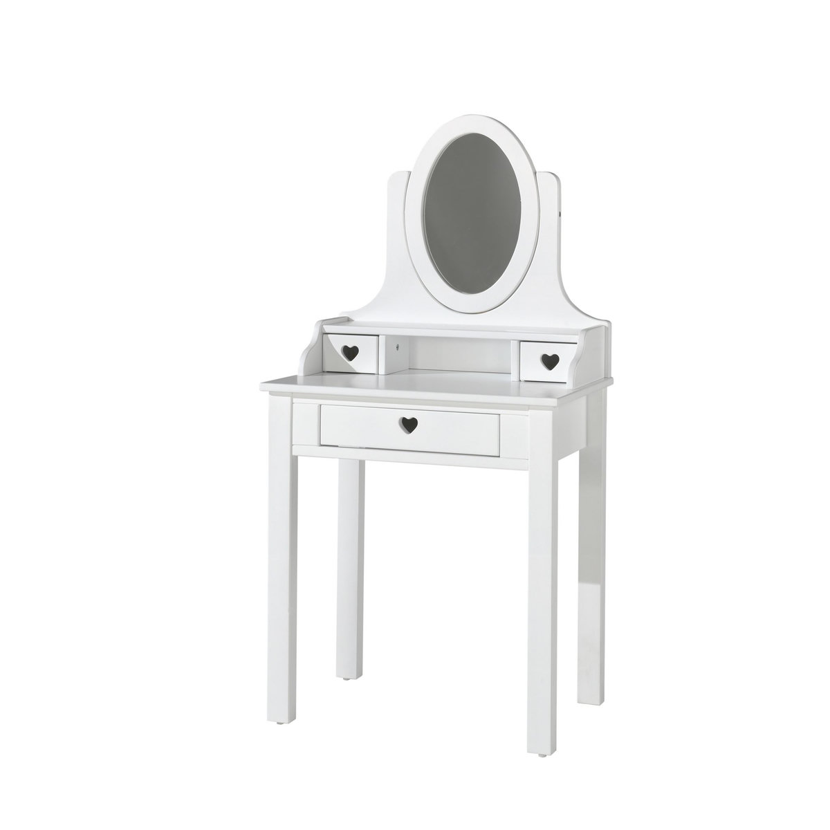Coiffeuse 3 tiroirs 1 miroir L70cm MAUDE