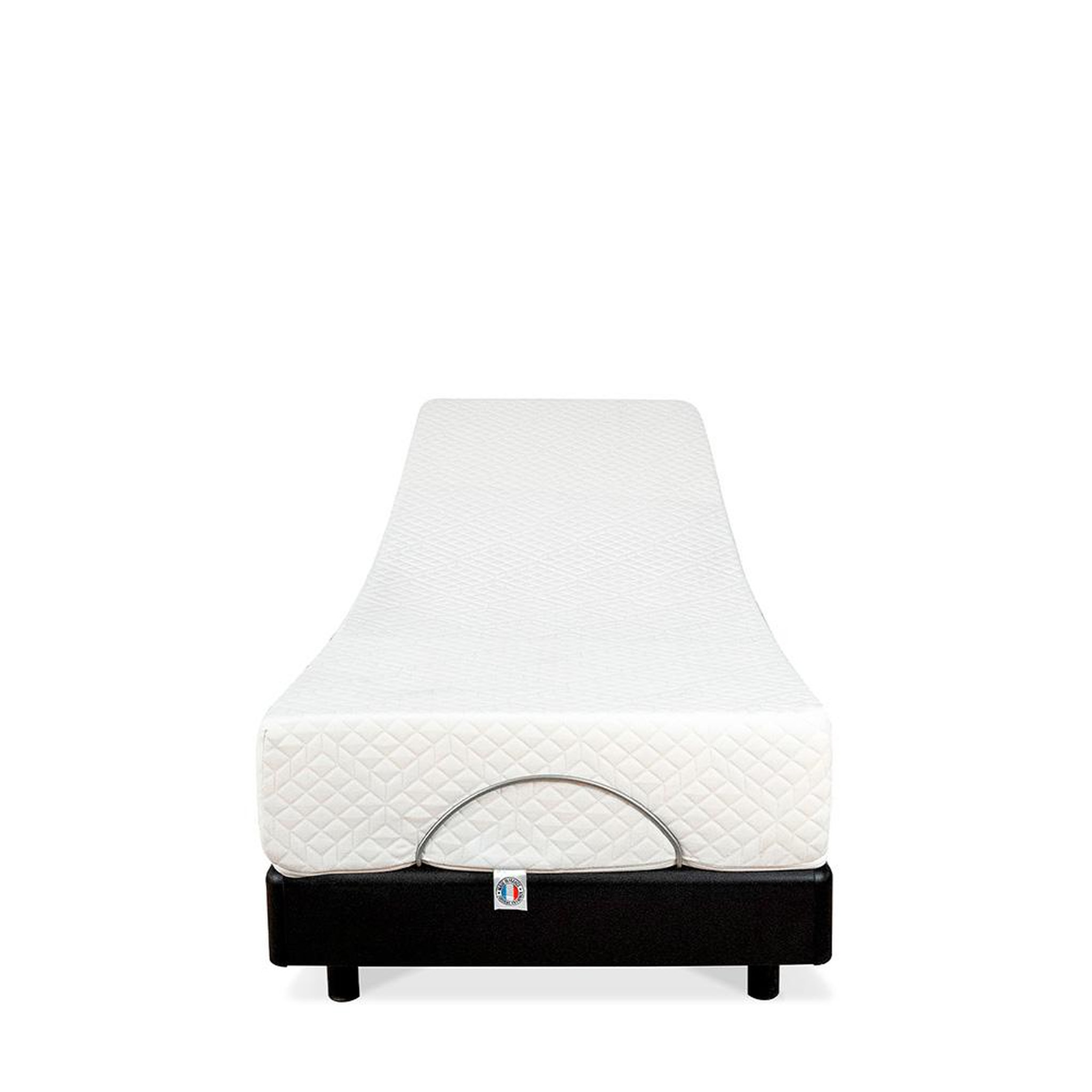 Voir la diapositive 4 : BELLECOUR BELLECOUR LITERIE | Ensemble SUPERFLEX | Sommier électrique + Matelas Mémoire de forme