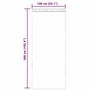 Voir la diapositive 6 : VIDAXL Rideaux en voile avec boucles 2 pcs orange 140x260 cm