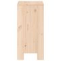 Voir la diapositive 5 : VIDAXL Tabourets de bar lot de 2 40x36x75 cm bois massif de pin