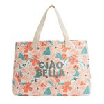 Petit Béguin Sac de plage Fleur. Coloris disponibles : Beige