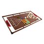 Voir la diapositive 4 : PLAY4FUN Plateaux Multi-jeux, 14 jeux : Ping Pong, Air Hockey, Bowling, Echec, Mikado, Back Gammon 97 x 49 x 3 cm