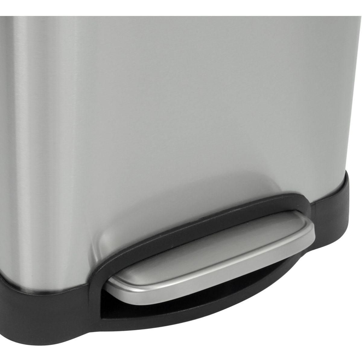 ESSENTIEL B Poubelle manuelle 30L à pédale inox