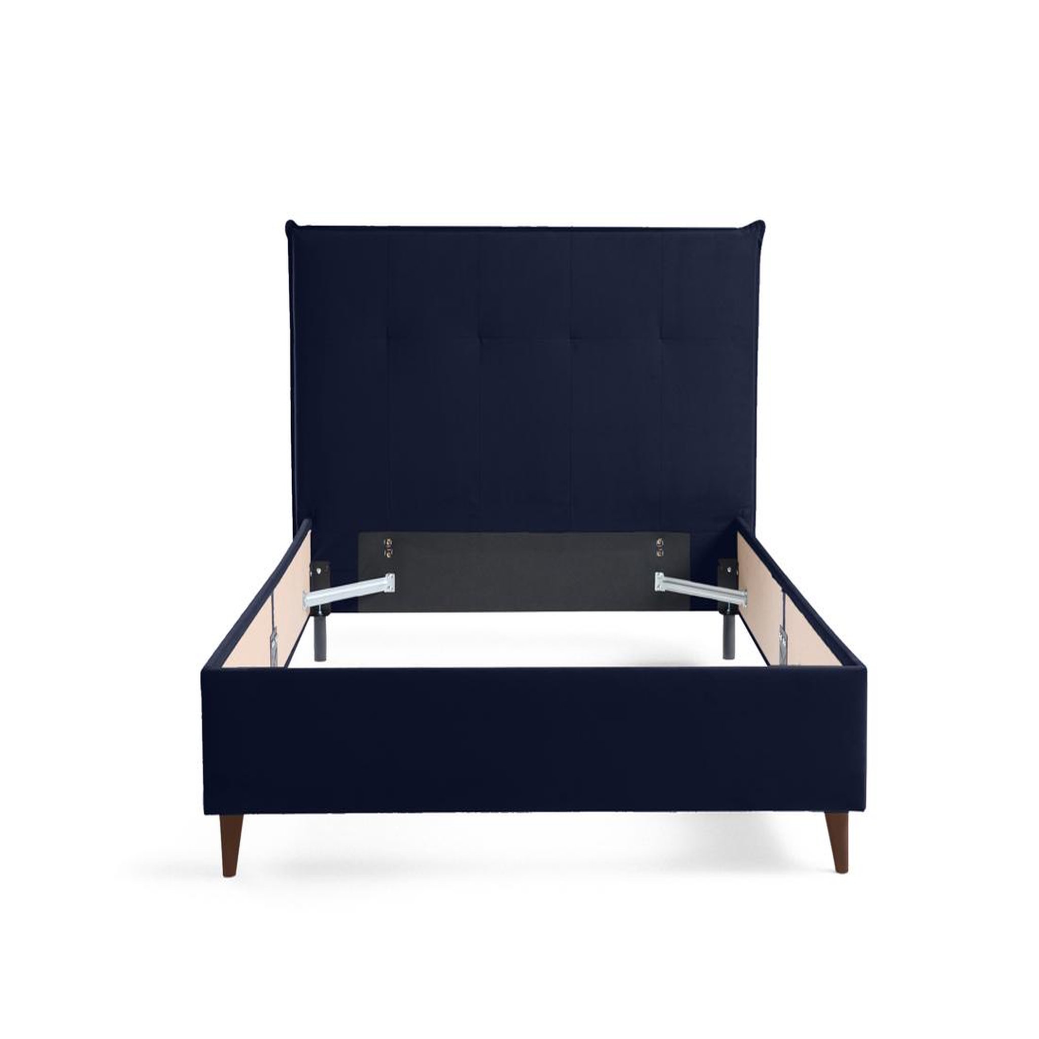 Voir la diapositive 1 : BEST MOBILIER Dali - cadre de lit - 160x200 - en velours