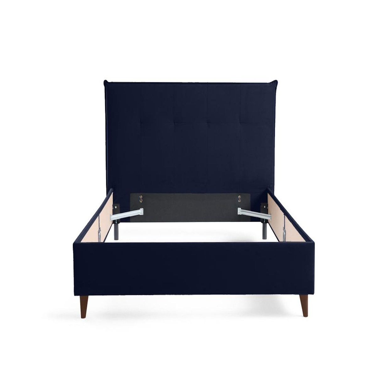 BEST MOBILIER Dali - cadre de lit - 160x200 - en velours