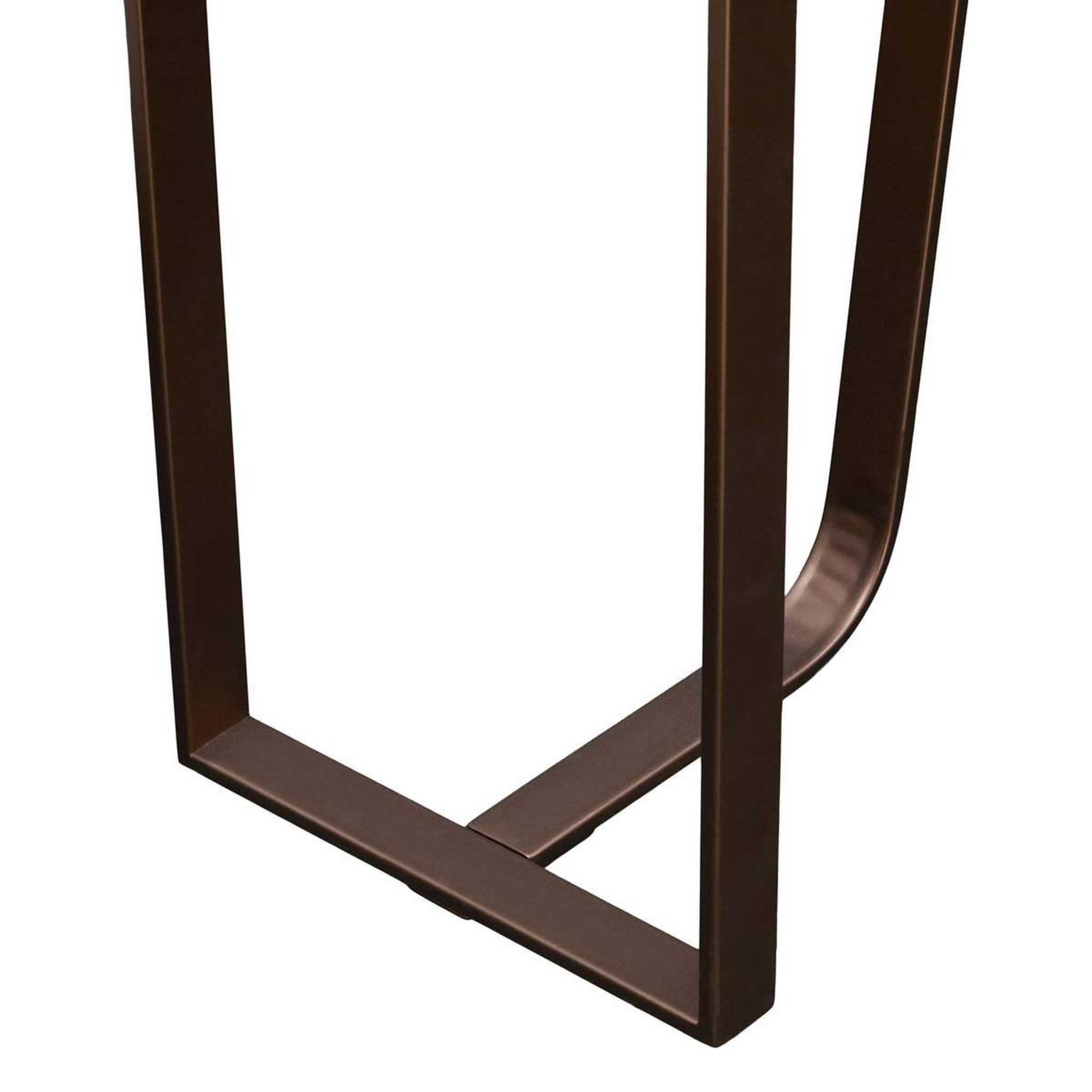 Voir la diapositive 3 : ATMOSPHERA Console effet marbre  barrel  120cm chocolat