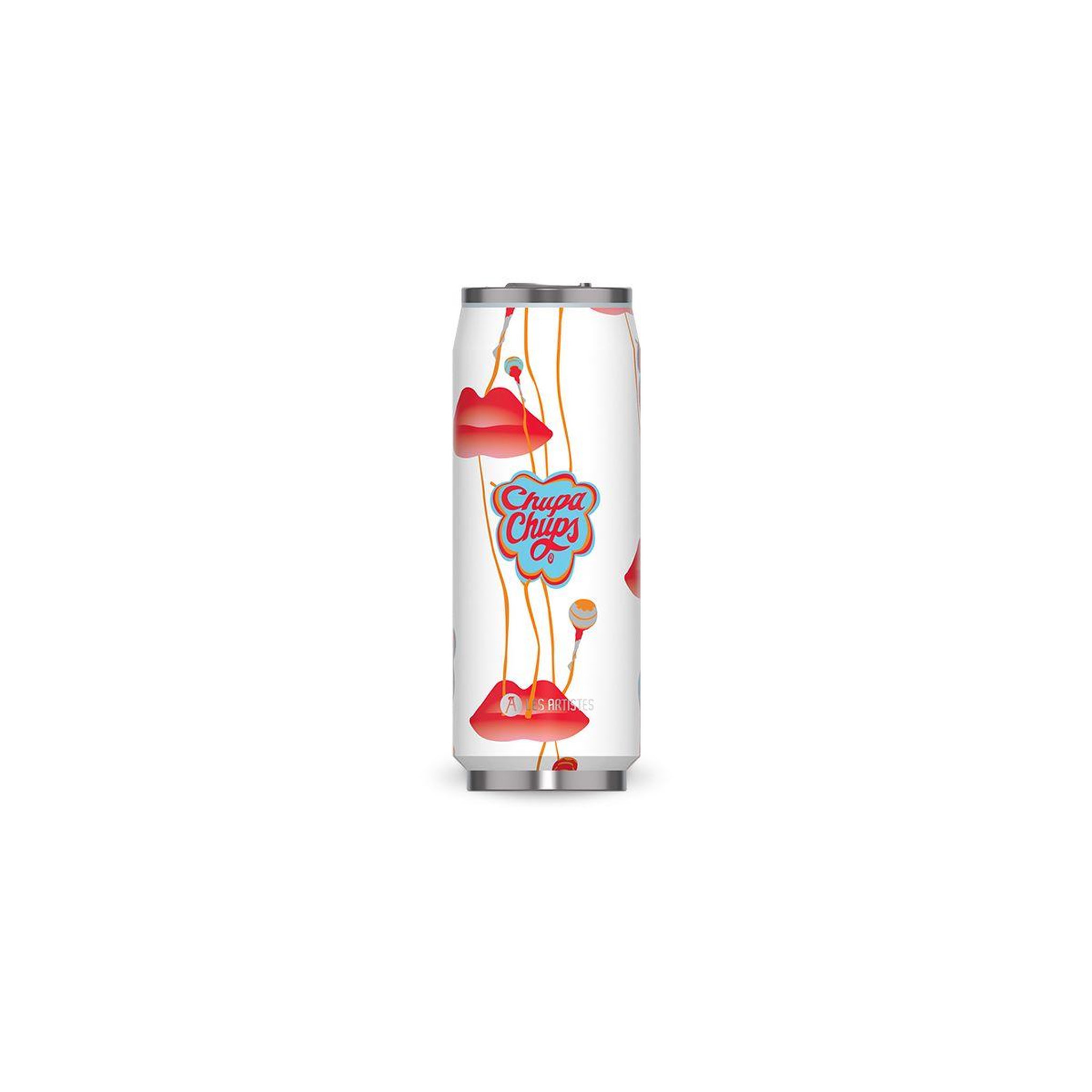 Les Artistes Mug isotherme Canette Chupa Kiss 500ml