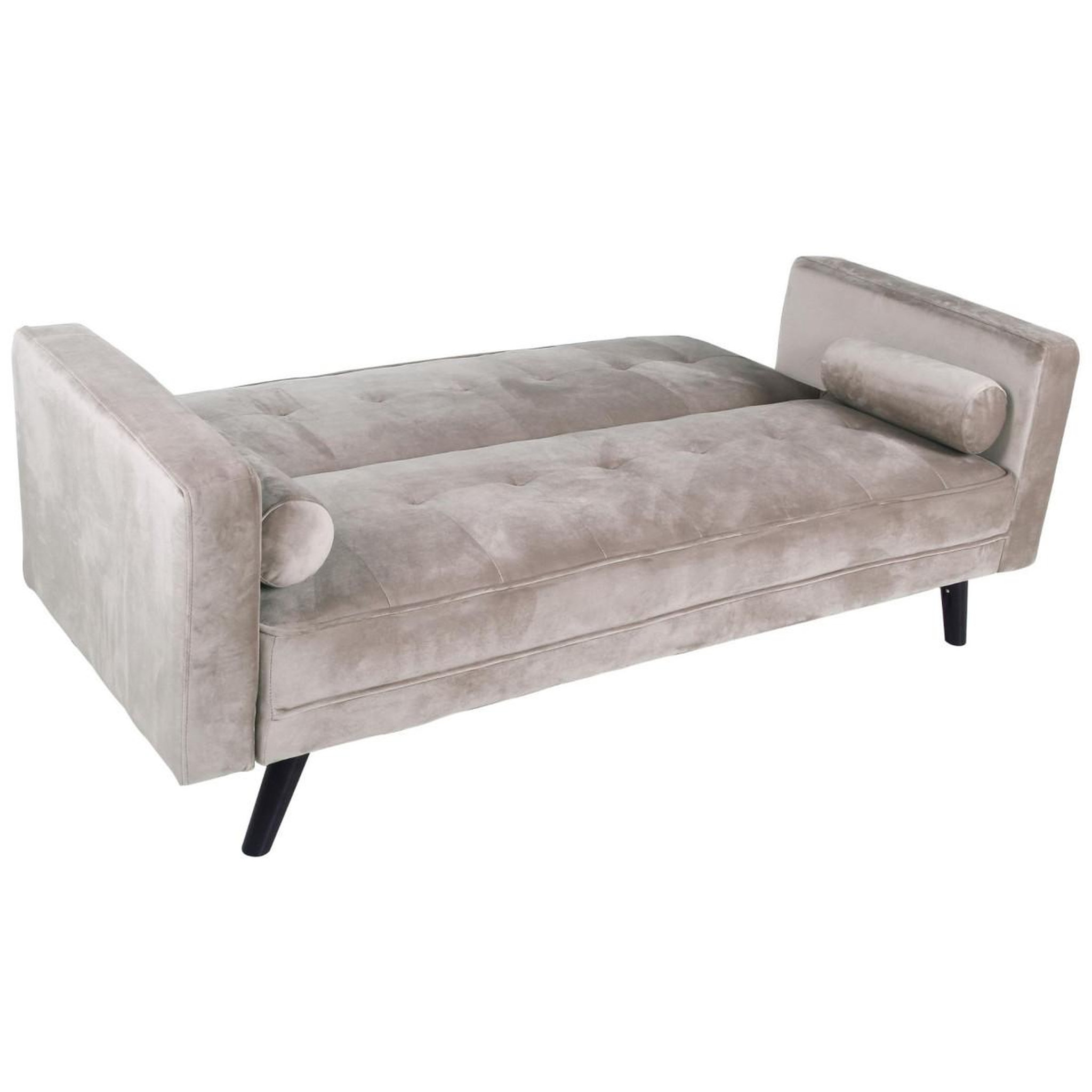 Voir la diapositive 3 : Paris Prix Canapé convertible 3 places scandinave  navya  taupe